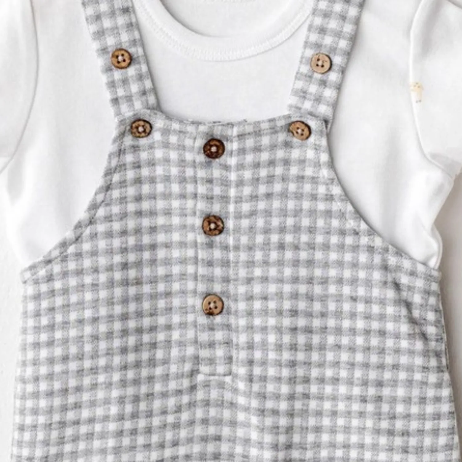 Andy Wawa Salopet Takım Jumpsuit Little King Gri