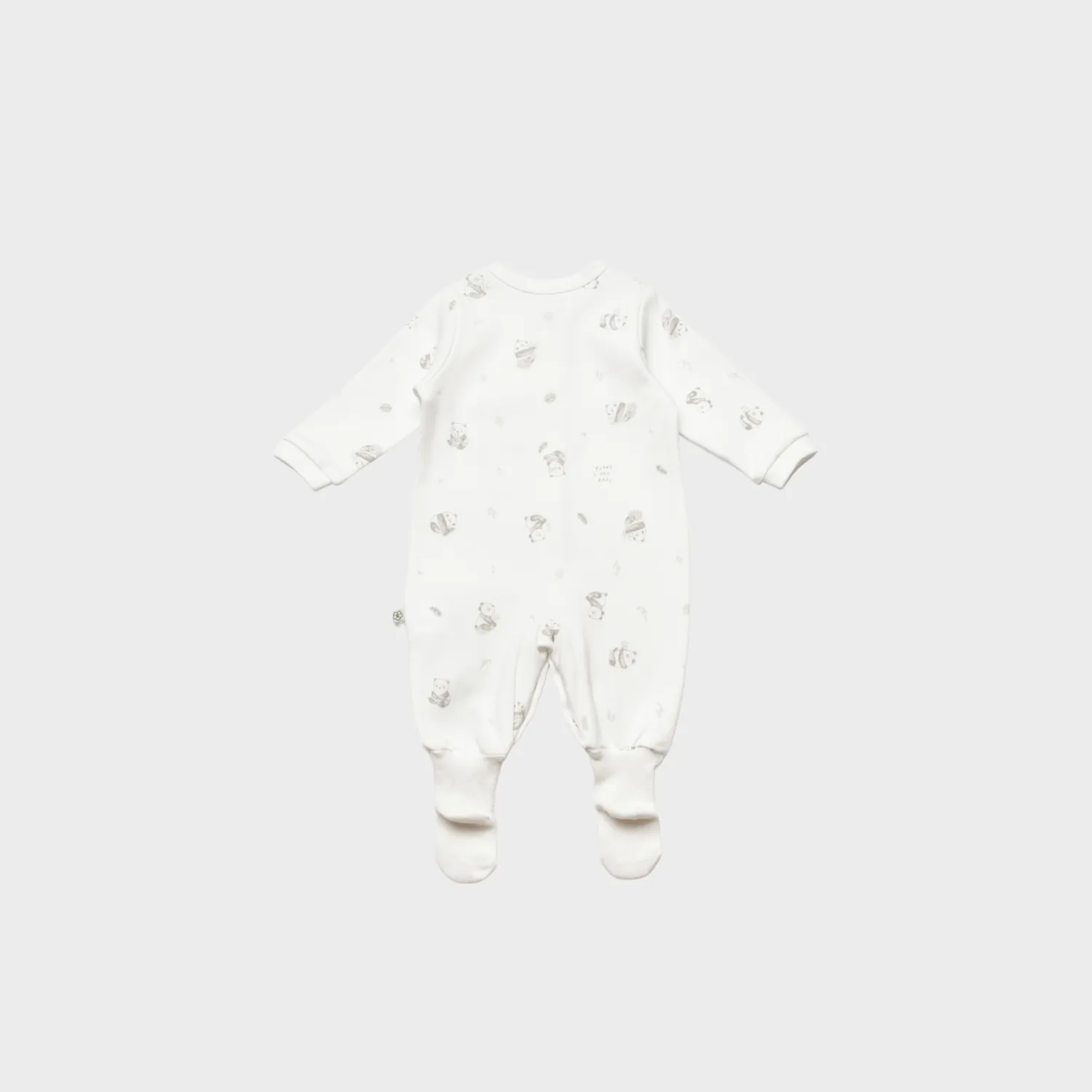 Bibaby Organik Tulum Patikli Love Our Earth Yeşil