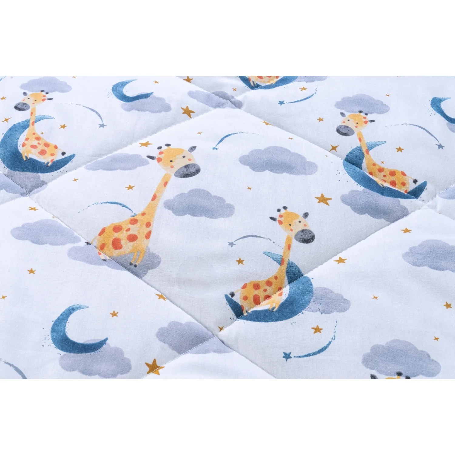 Bebek Nevresim Seti Bulut 3 Parça Çantalı 100x150