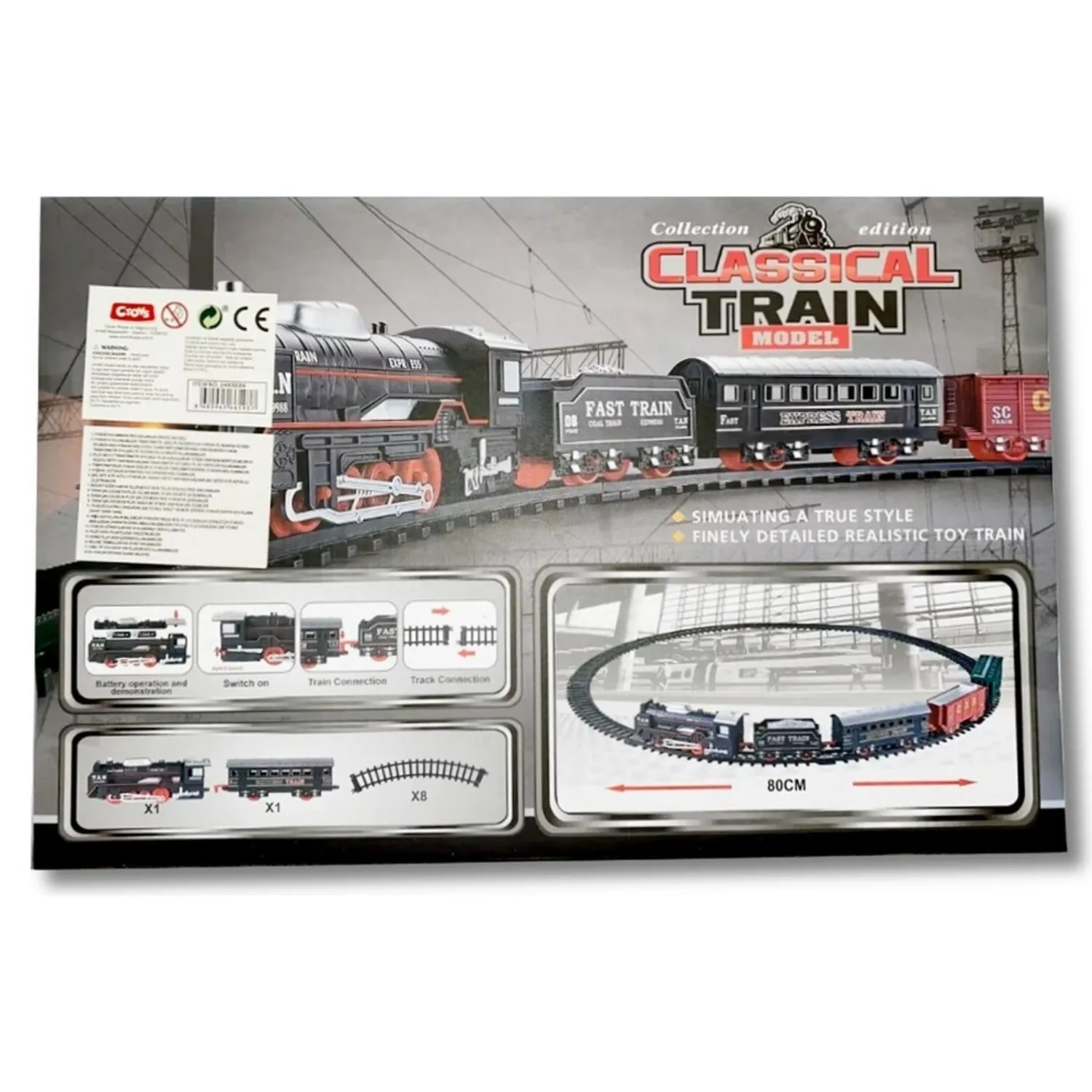 Işıklı Sesli Tren Seti 10 Parça