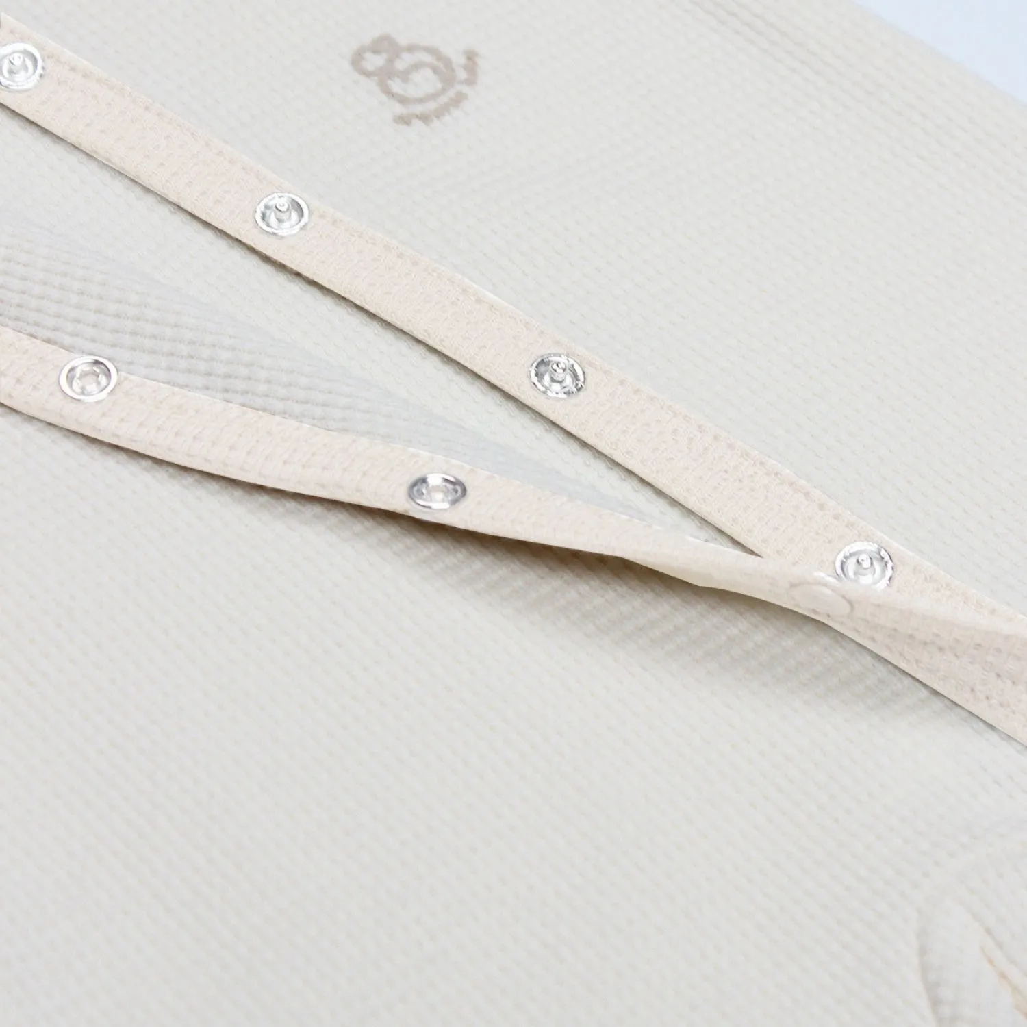 Bistyle Organik Tulum Waffle Natural Style Krem