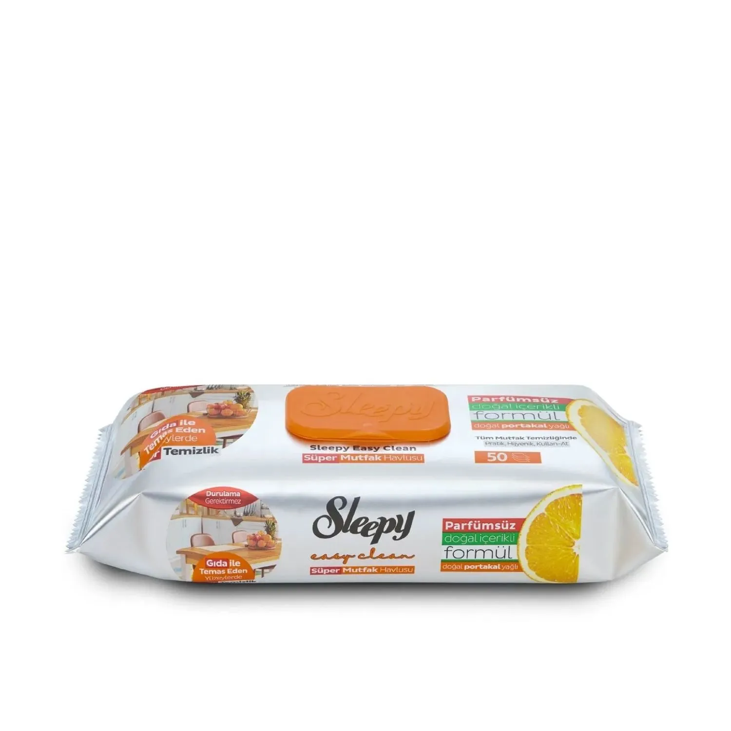 Sleepy Mutfak Havlusu Portakal 50li