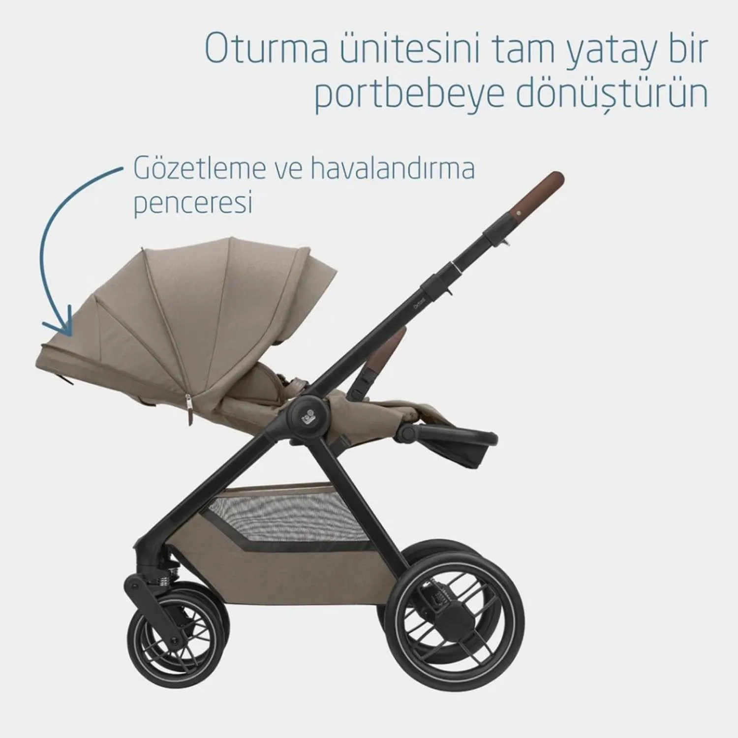 Maxi Cosi Oxford Çift Yönlü Bebek Arabası Twillic Truffle