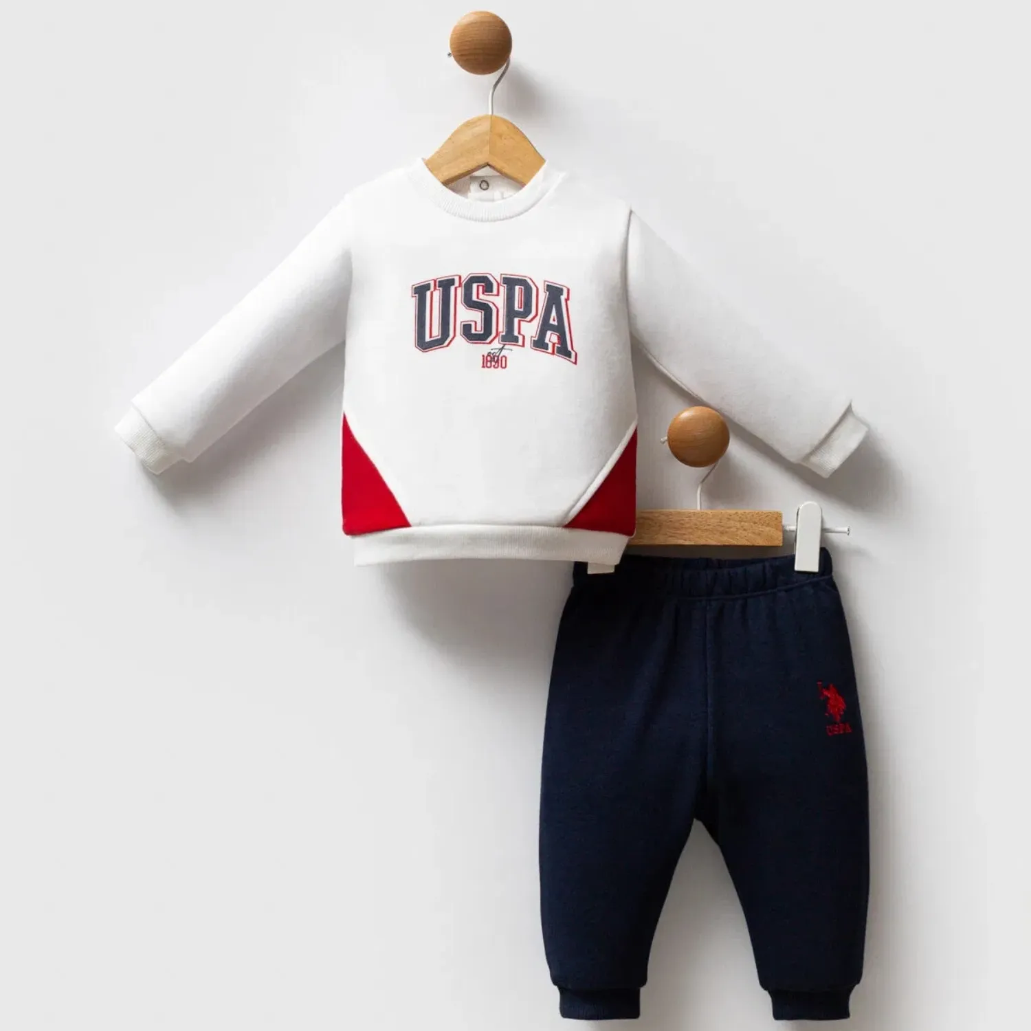 U.S. Polo 2li Takım Beyaz