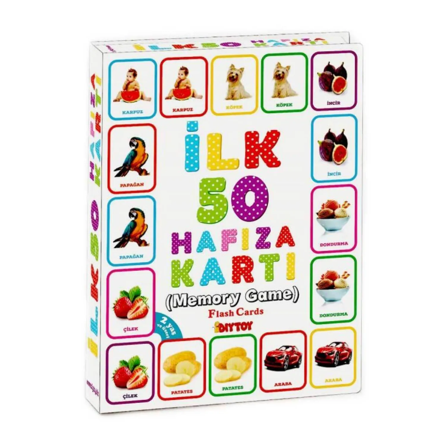 Flash Kart İlk 50 Hafıza Kartı Memory Game