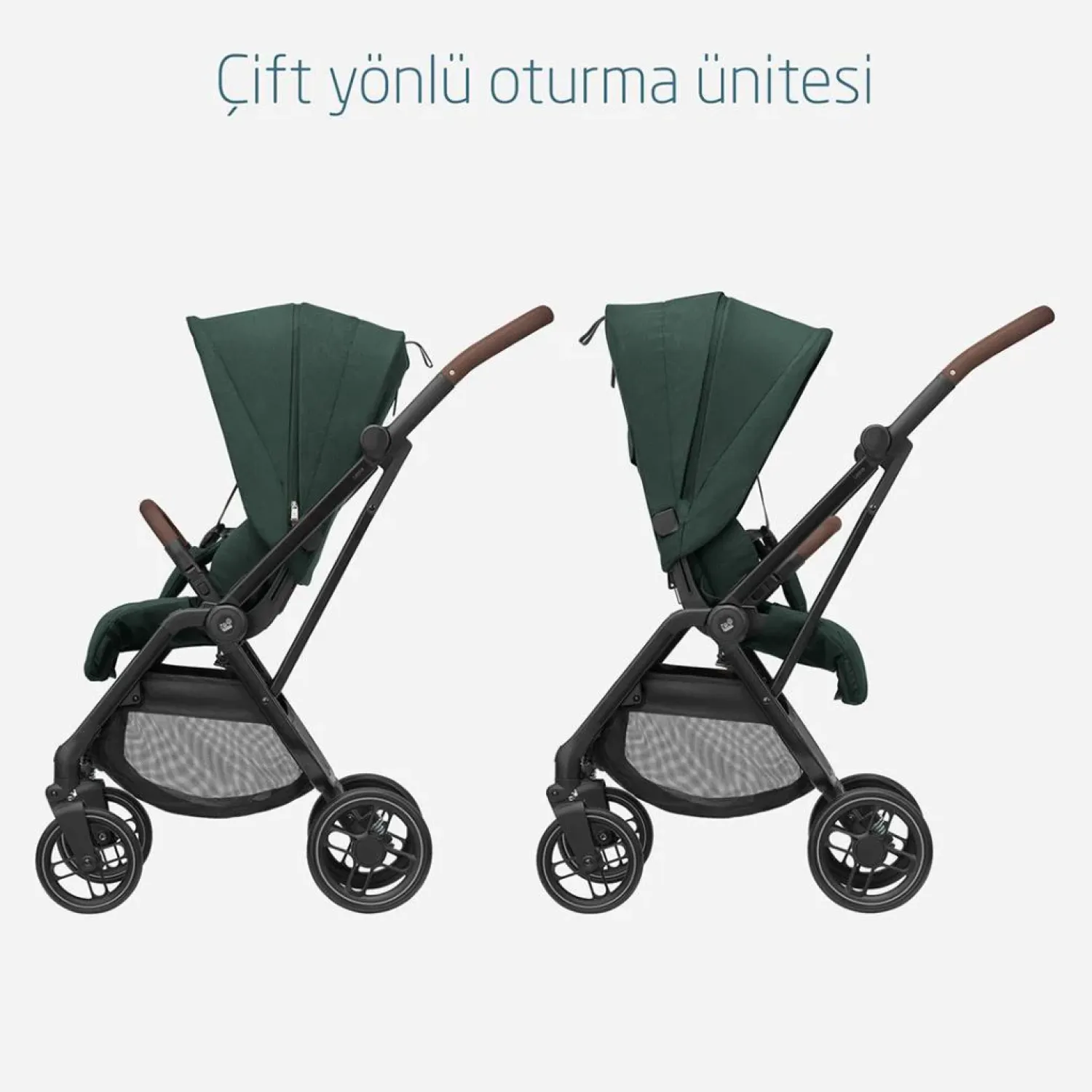 Maxi Cosi Leona2 Çift Yönlü Bebek Arabası Twillic Green