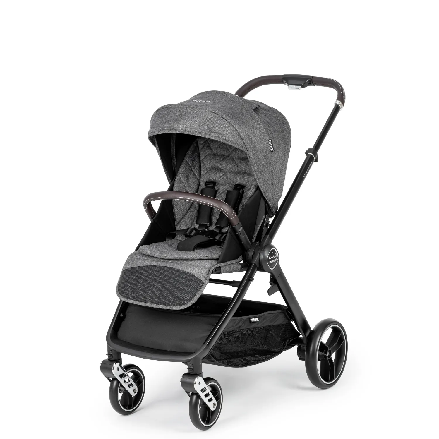 Kanz X-Go Ultimate Travel Sistem Bebek Arabası Silver Gri