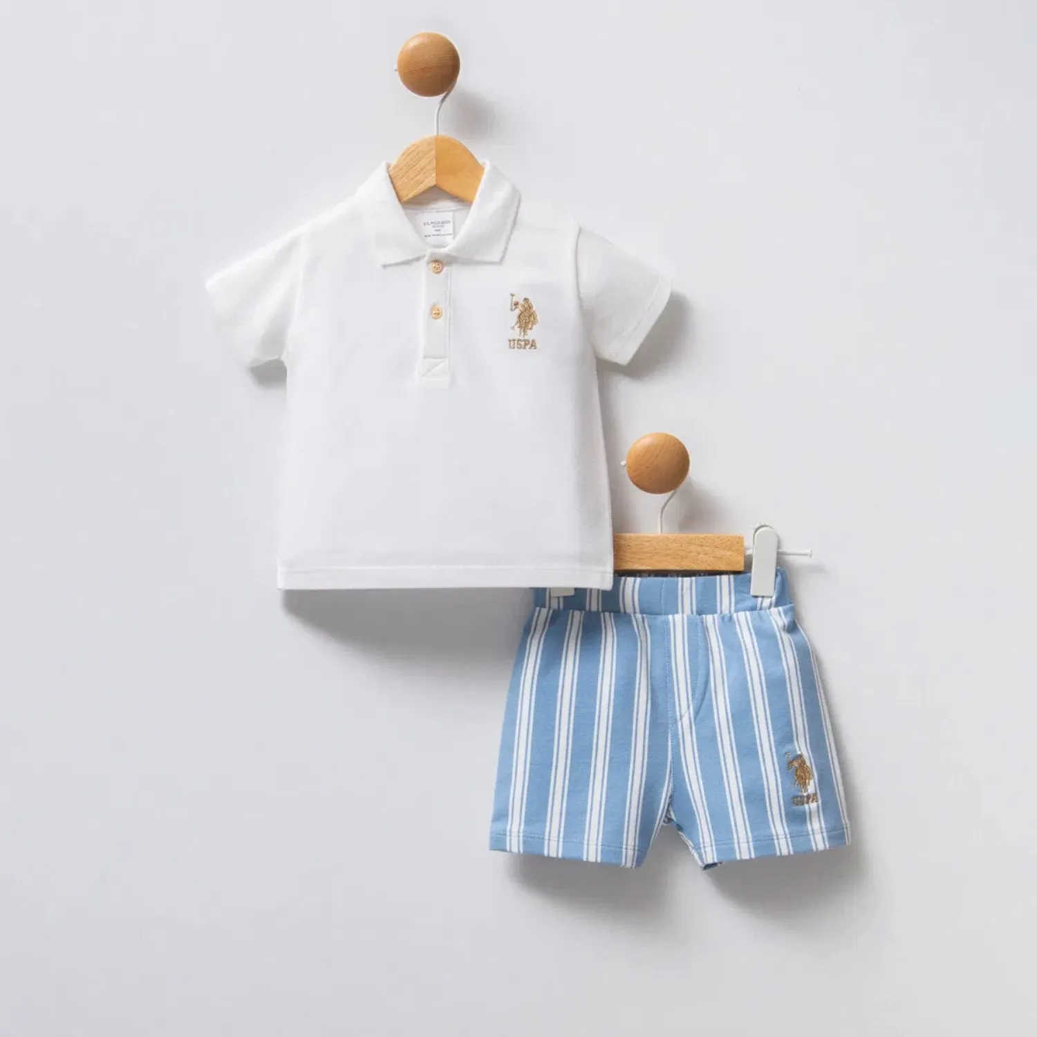 U.S. Polo 2li Takım Beyaz