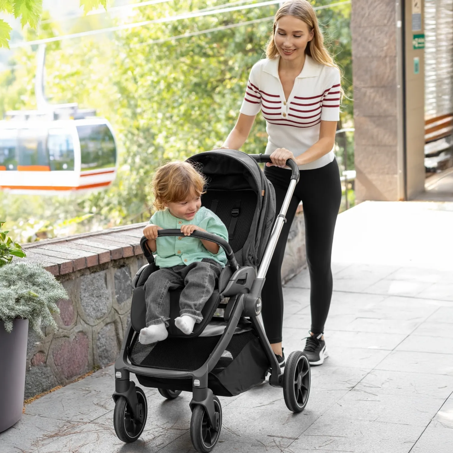 Kanz EasyGo Travel Sistem Bebek Arabası Siyah