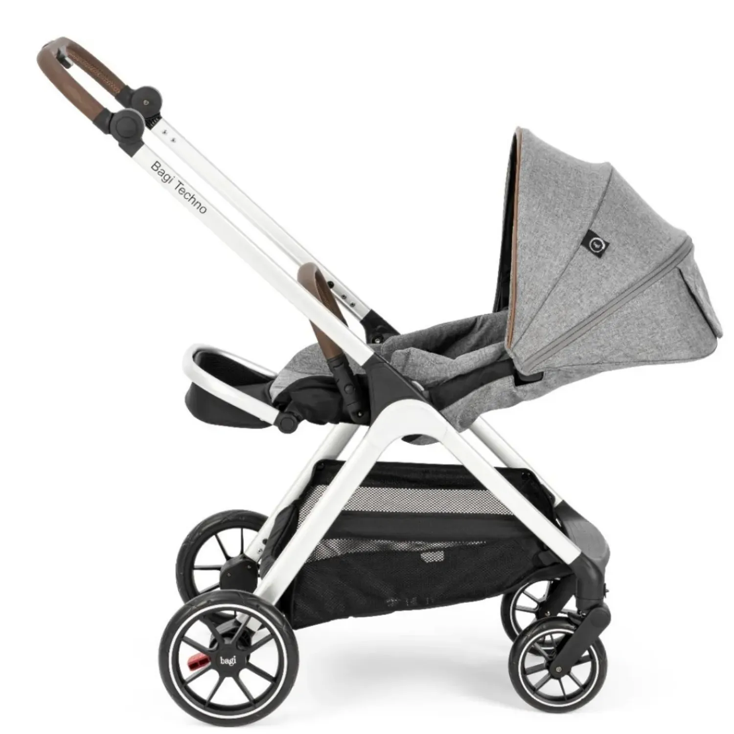 Bagi Techno Capsule Autofold Travel Sistem Bebek Arabası Gri