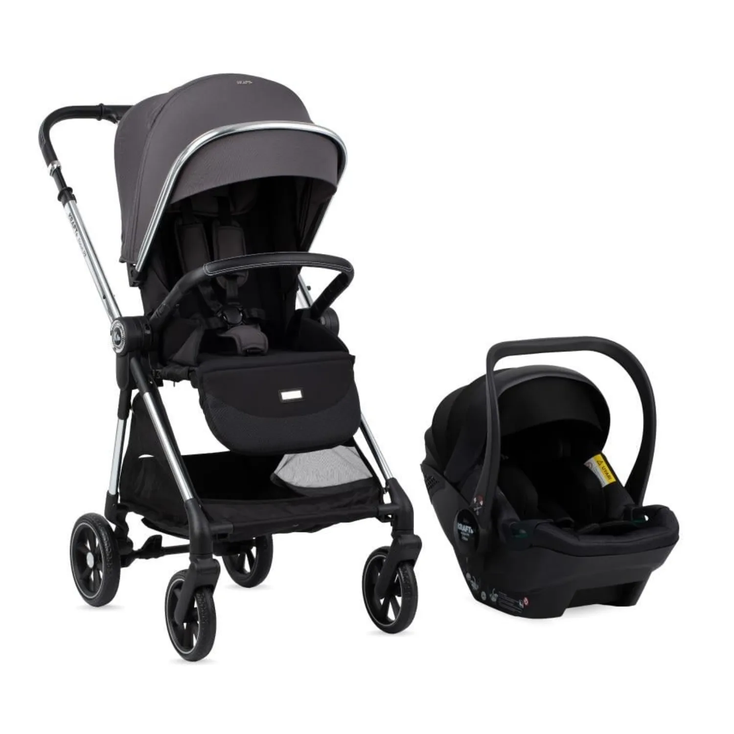 Kraft Focus Pr Travel Sistem Bebek Arabası (*Armor Pr) Grey 1*2