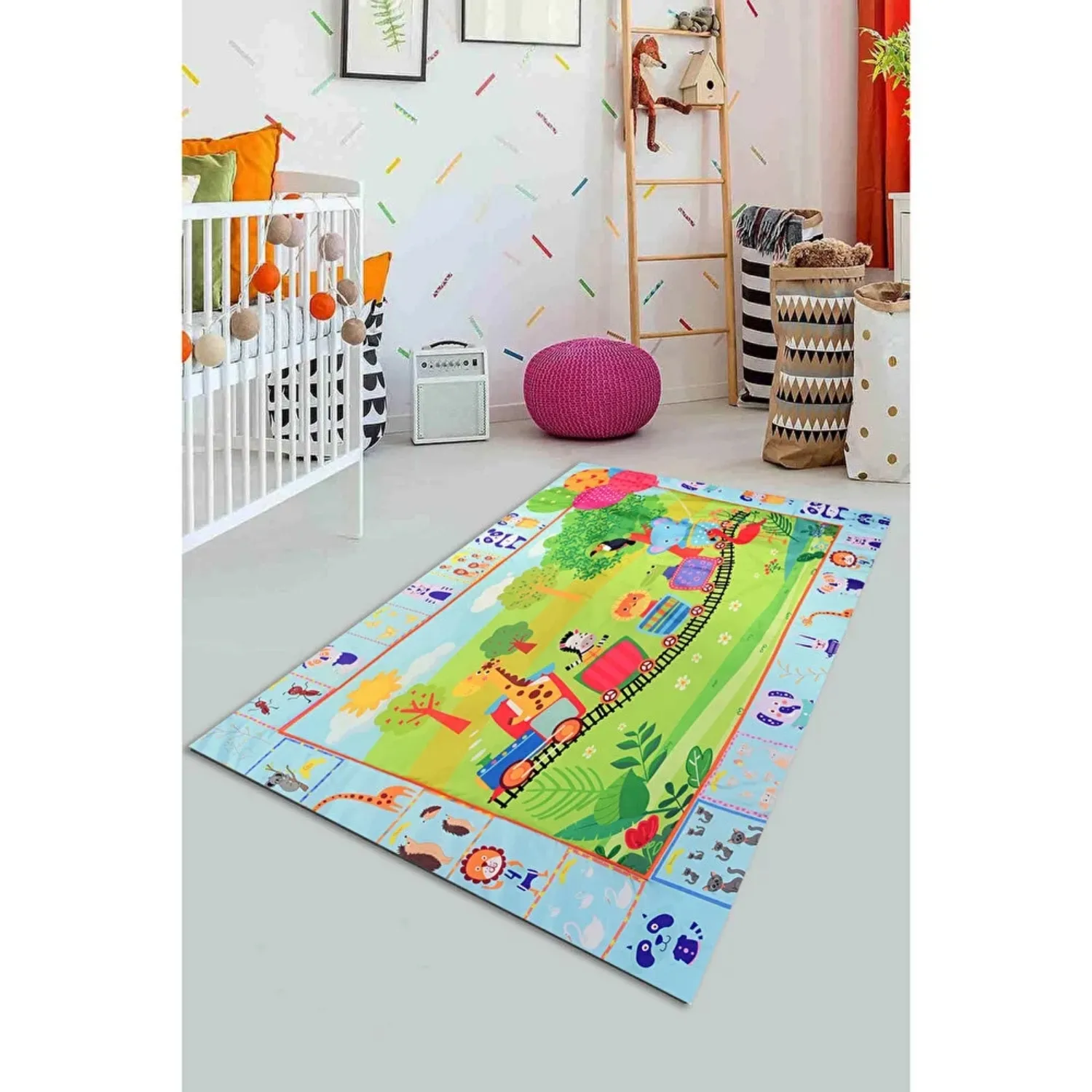 Safemom Oyun Matı Hayvanlar 90x145 cm