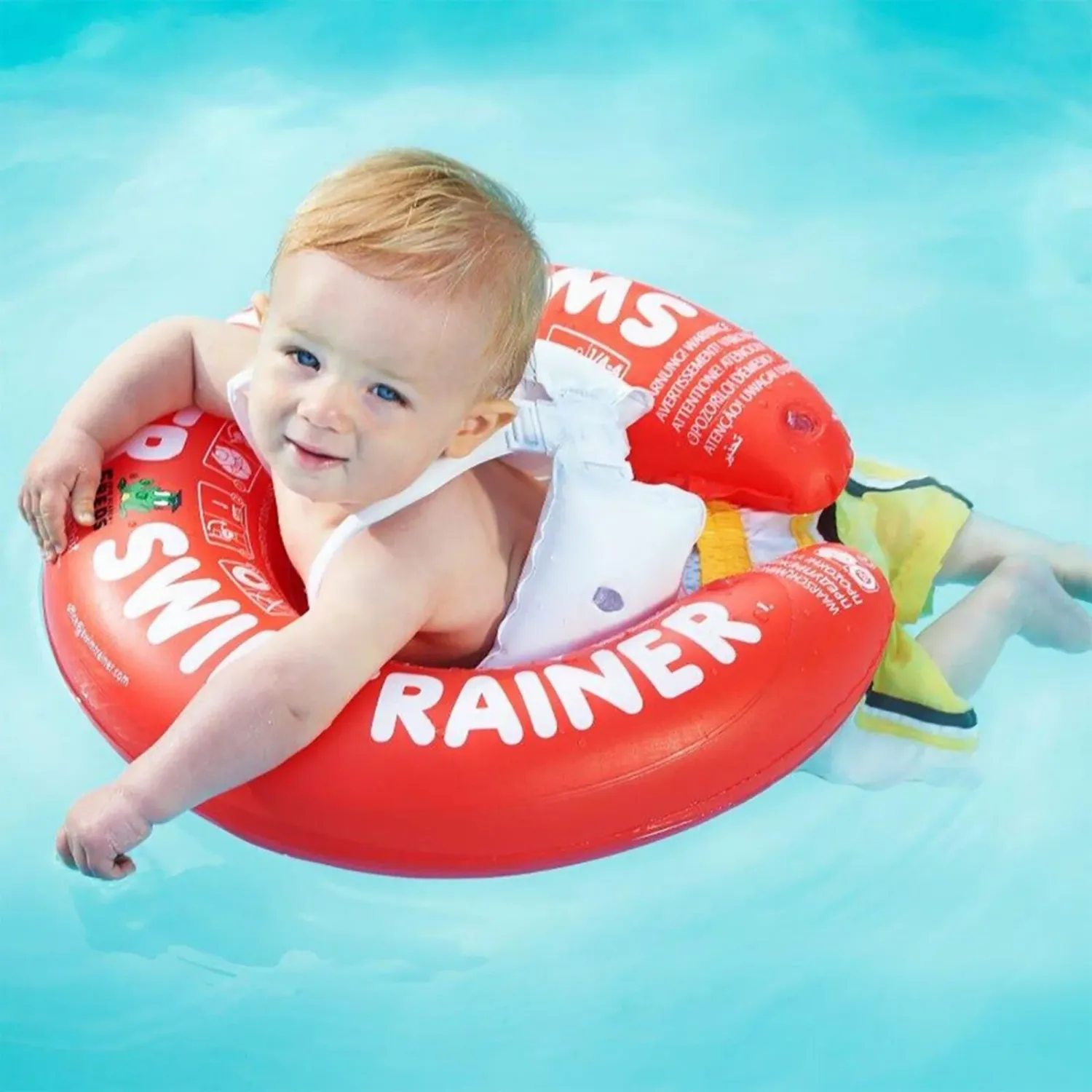 Mycey Swimtrainer 3 Ay-4 Yaş Yüzme Simidi Kırmızı
