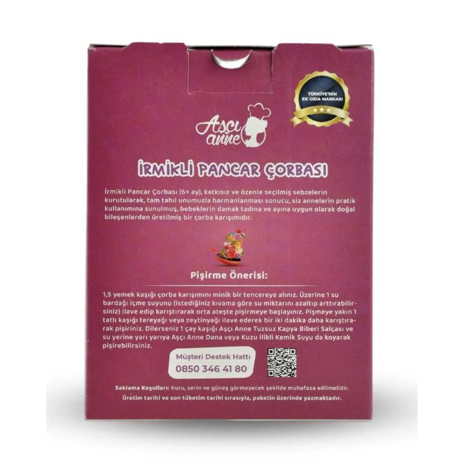 Aşçı Anne İrmikli Pancar Çorba 150 gr
