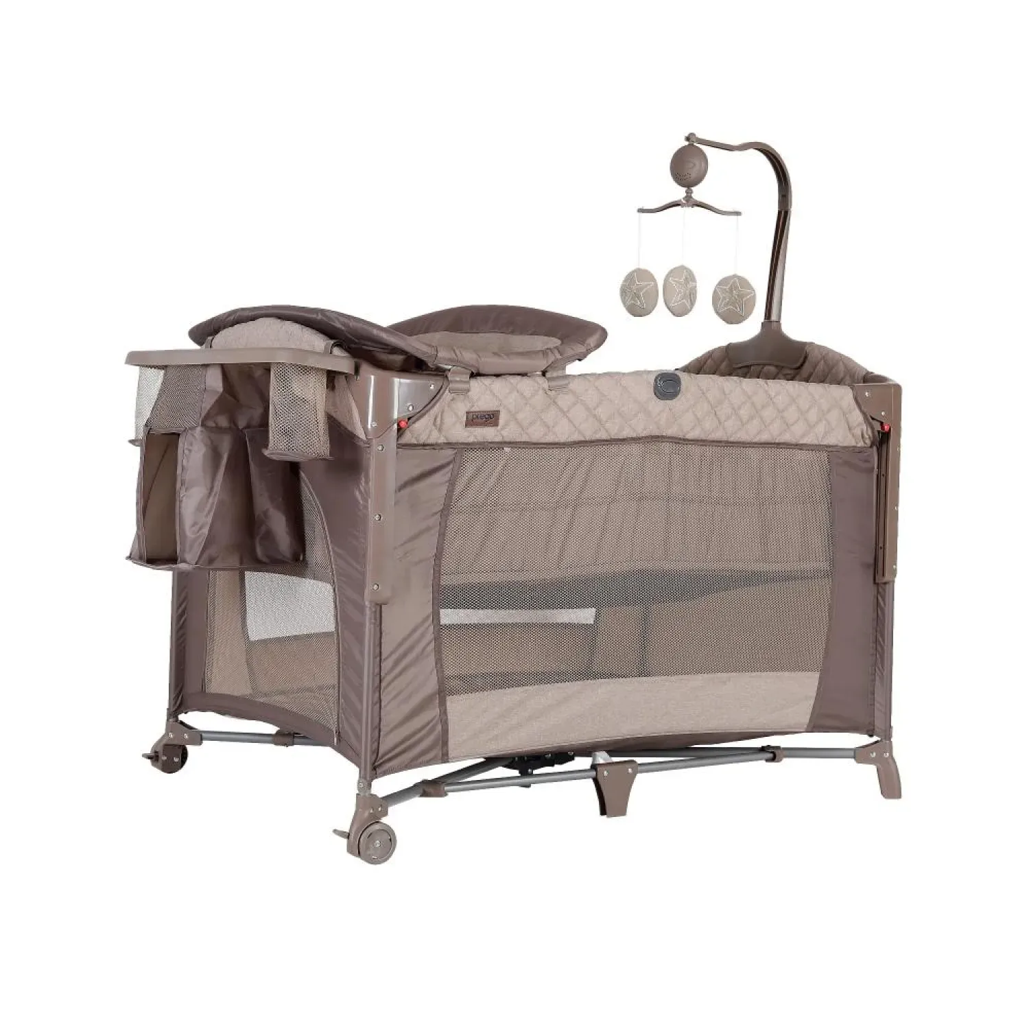 Prego 8023 Miami Anne Yanı Oyun Parkı 70x110 cm Bej