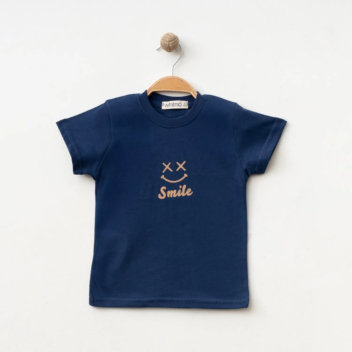 Winimo T-Shirt Smile Baskılı Lacivert