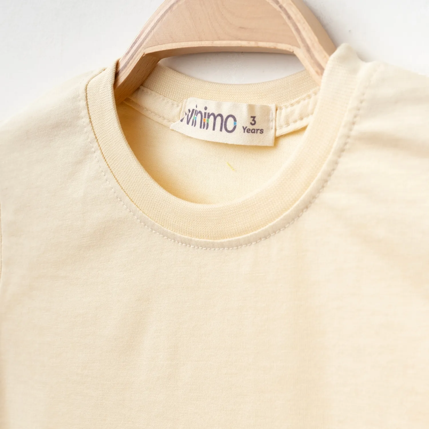 Winimo T-Shirt Keep On Board Baskılı Krem