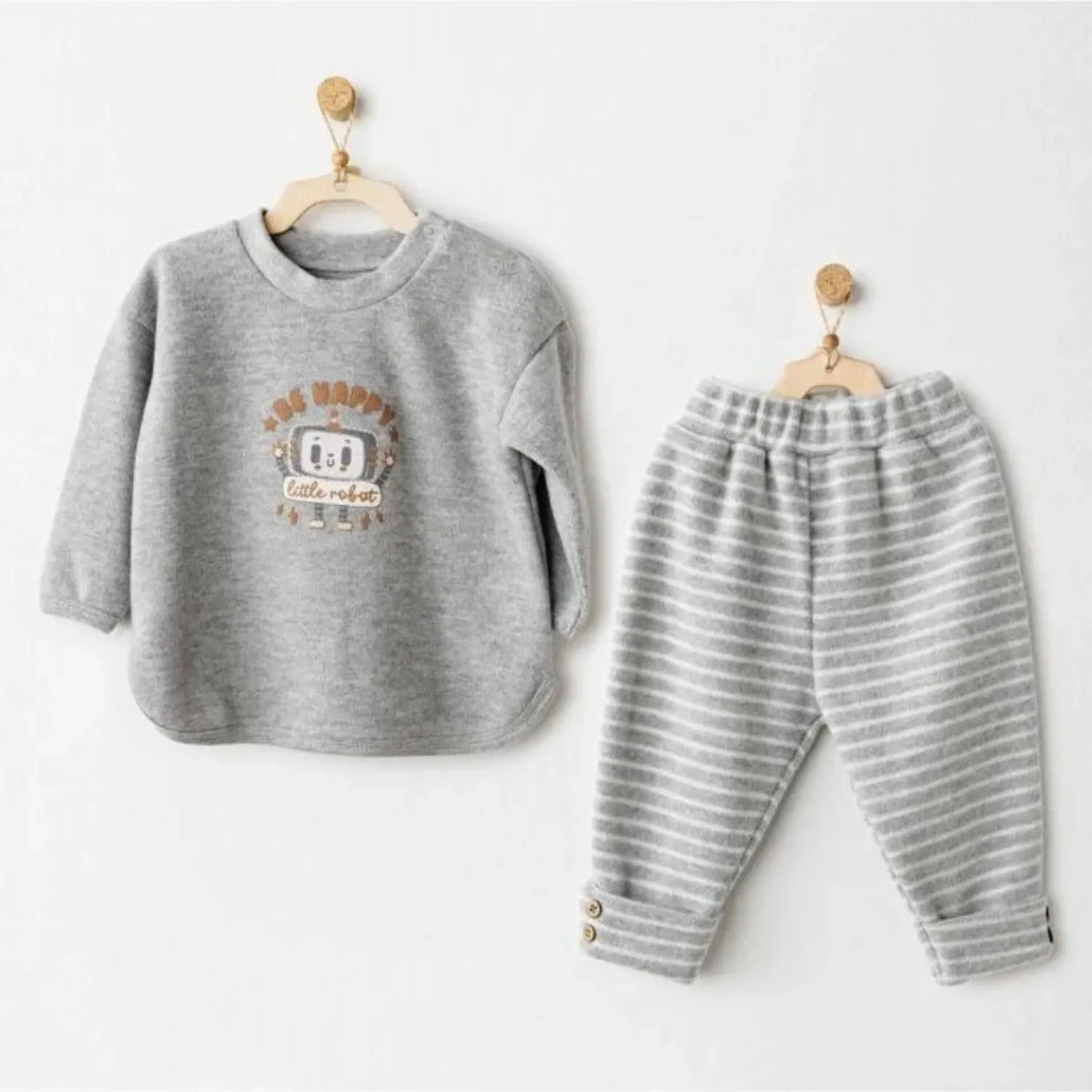 Andy Wawa 2li Takım Casual Gri