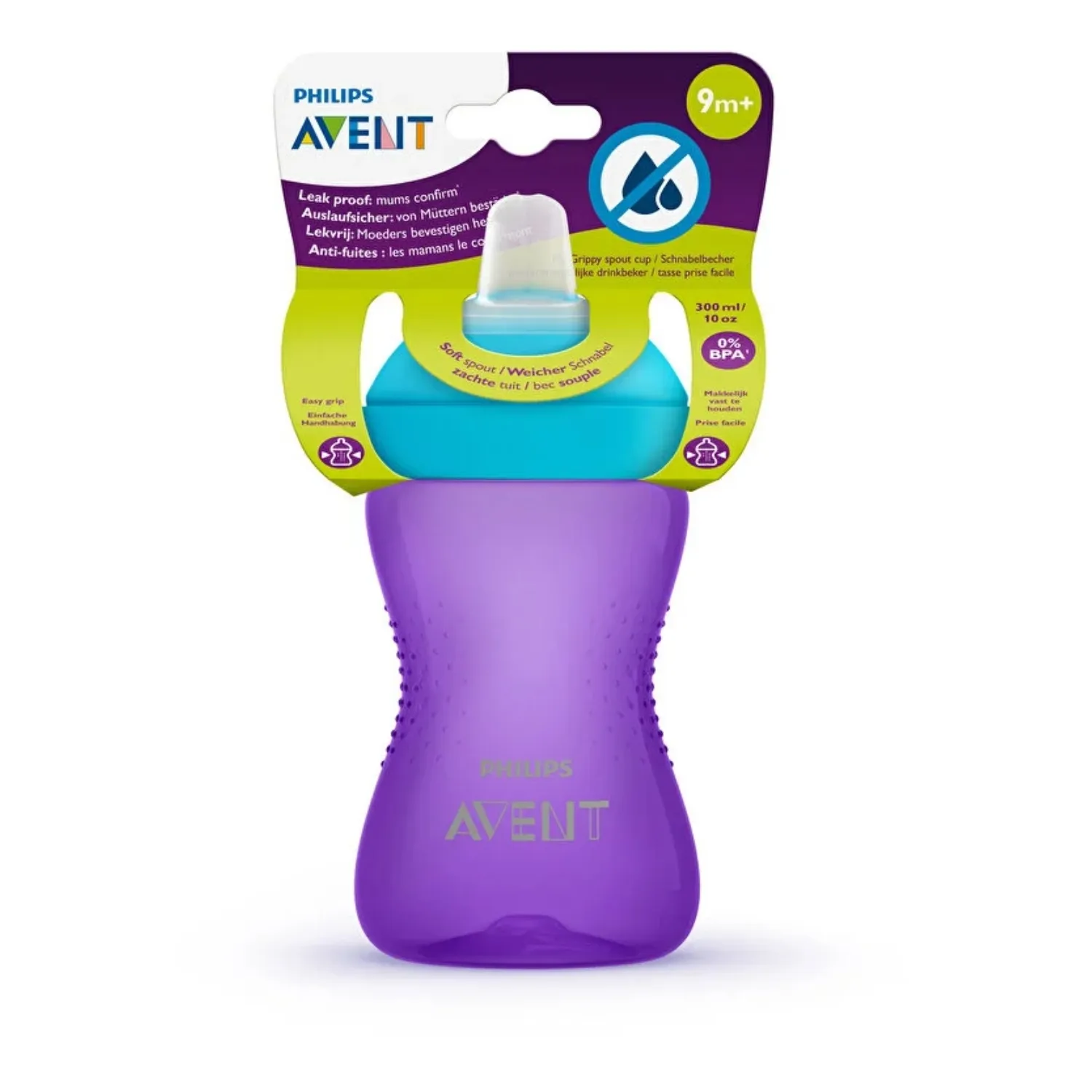Philips Avent 74SCF802/02 Yumuşak Uçlu Bardak Mor 300 ml 