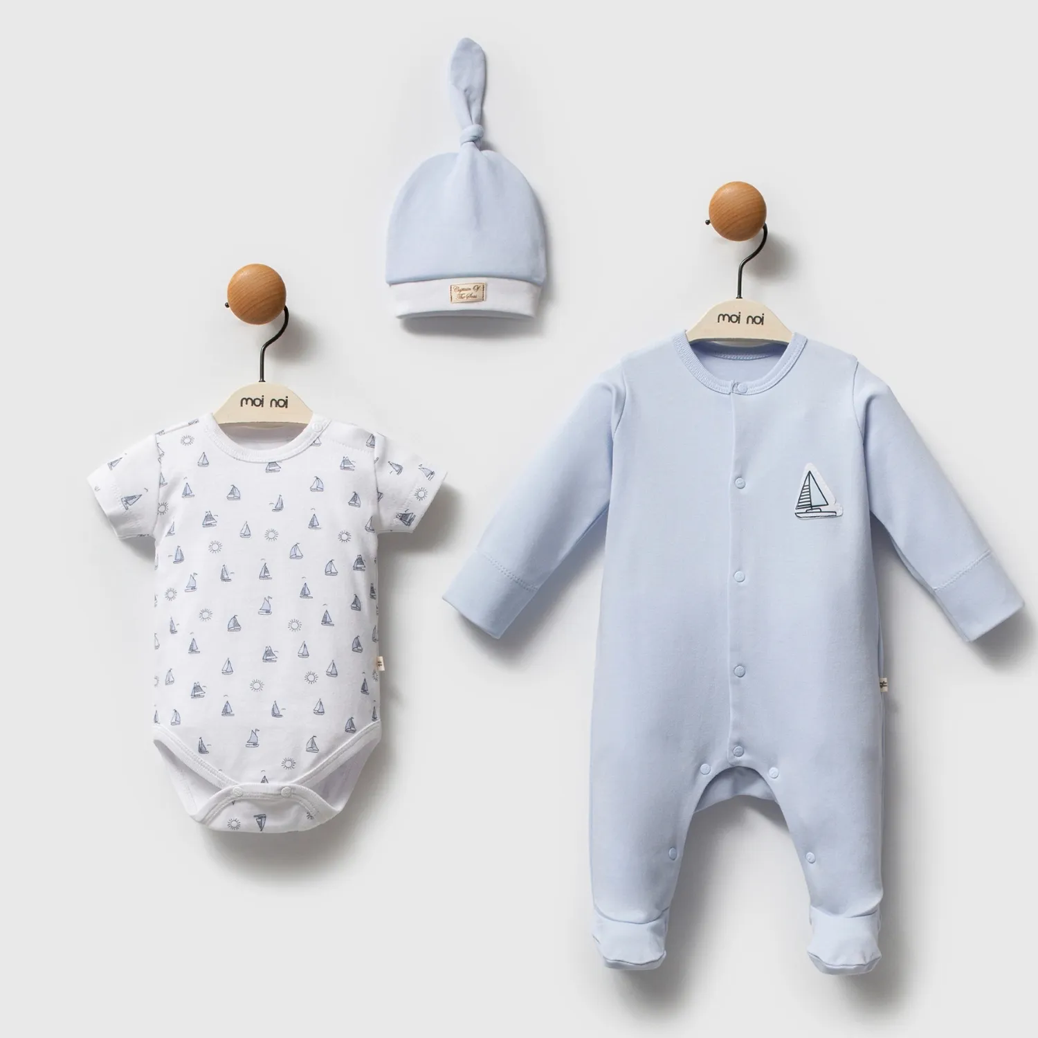 Moi Noi Tulum Body Takım Captain Mavi Moi Noi Tulum Body Takım Captain Mavi