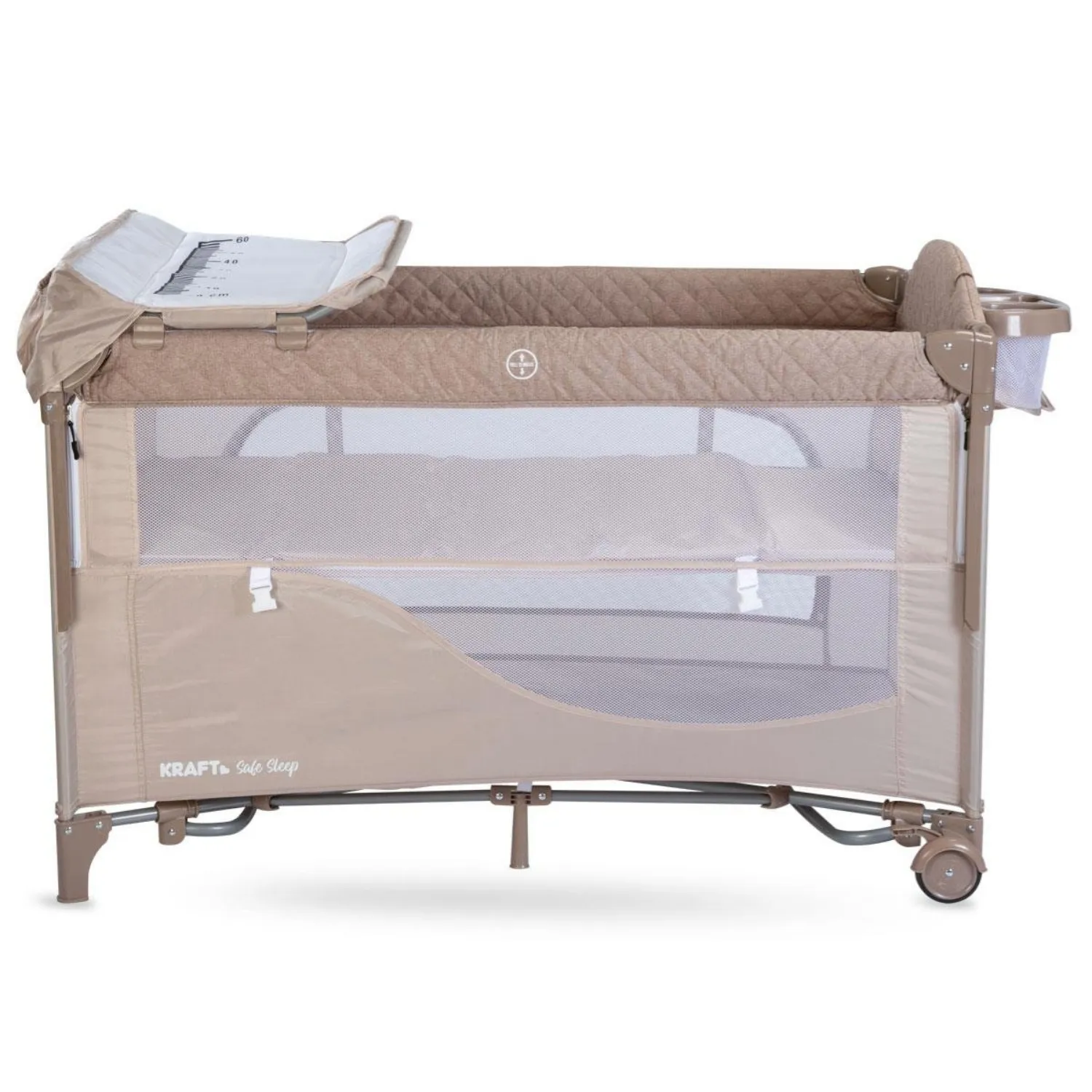 Kraft Safe Sleep Anne Yanı Oyun Parkı 70x120 cm Beige
