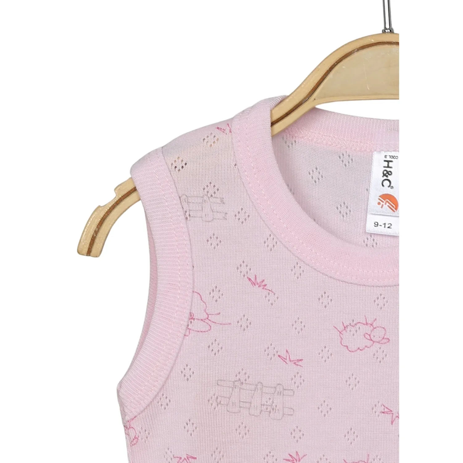 Hvc Atlet Body Jakarlı Kuzu Pembe