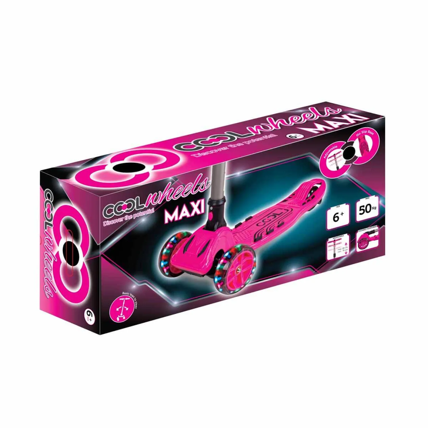 Cool Wheels Maxi Scooter Pembe