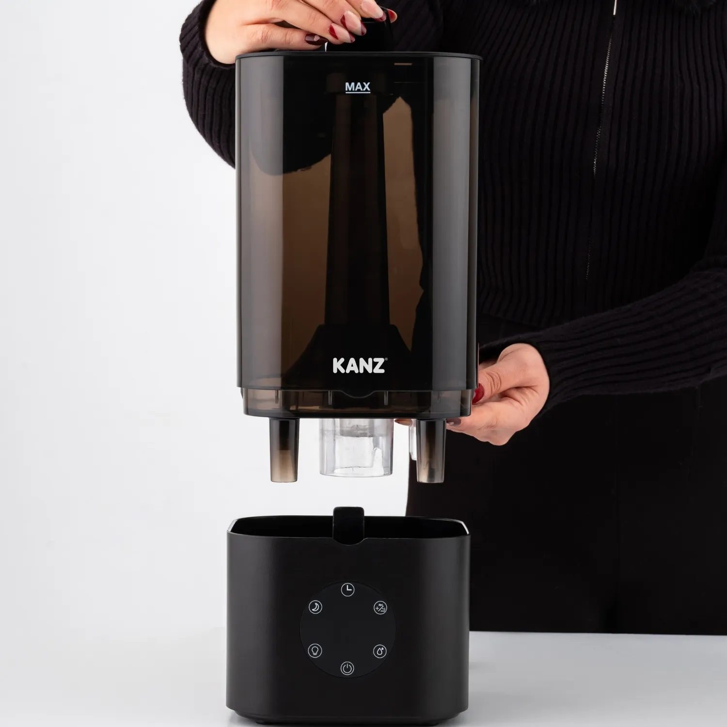 Kanz Mh602 Pro Uzaktan Kum. Dijital Soğuk Buhar Makinesi Hava Nemlendirici