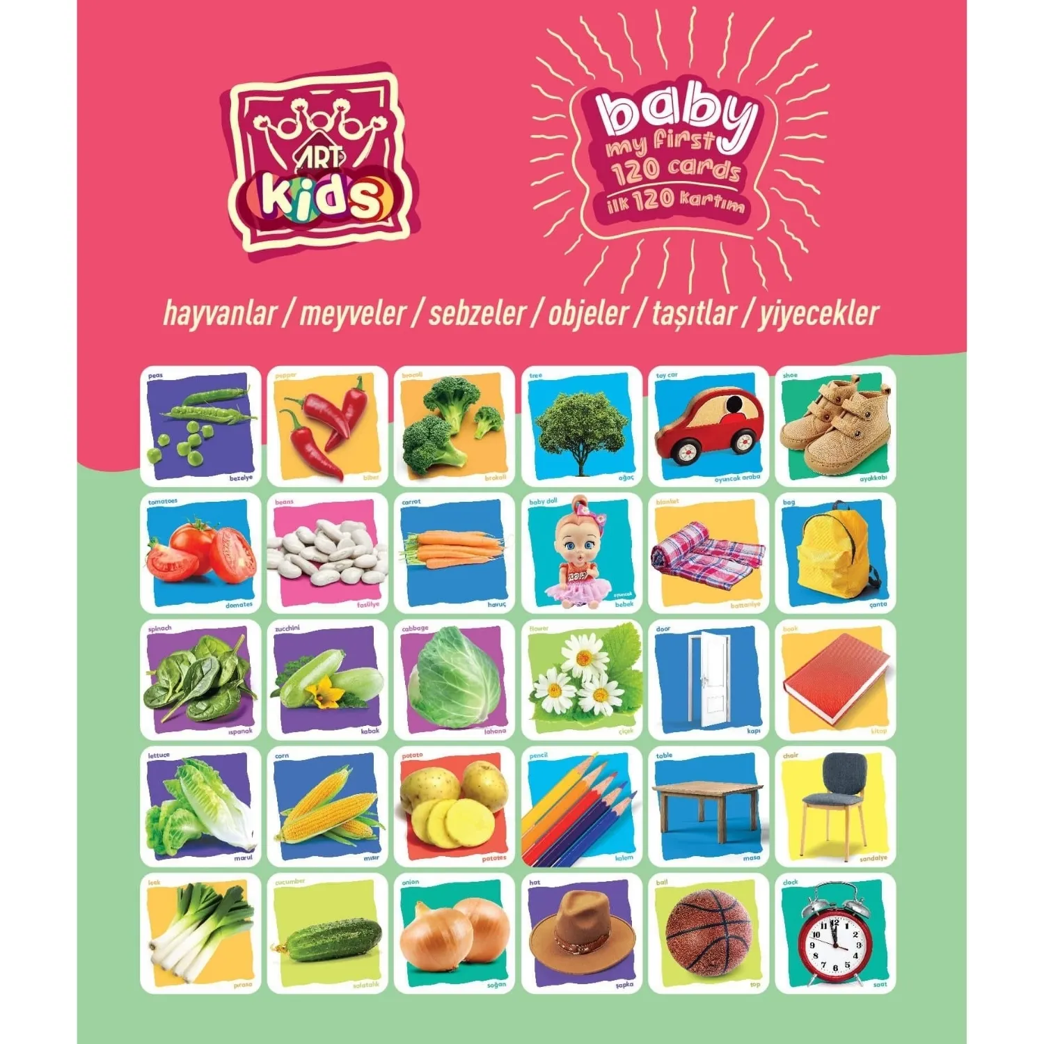 Art Kids Baby İlk Eğitici Kartlarım