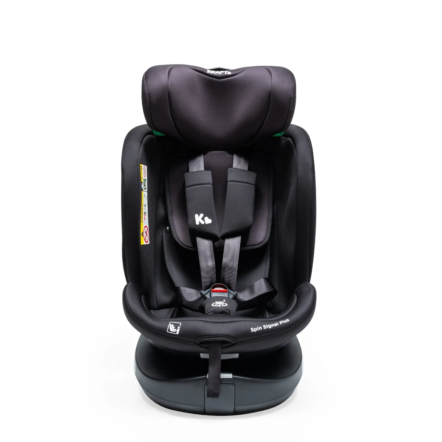 Kraft Spin Signal Plus Oto Koltuğu 0-36 Kg Black