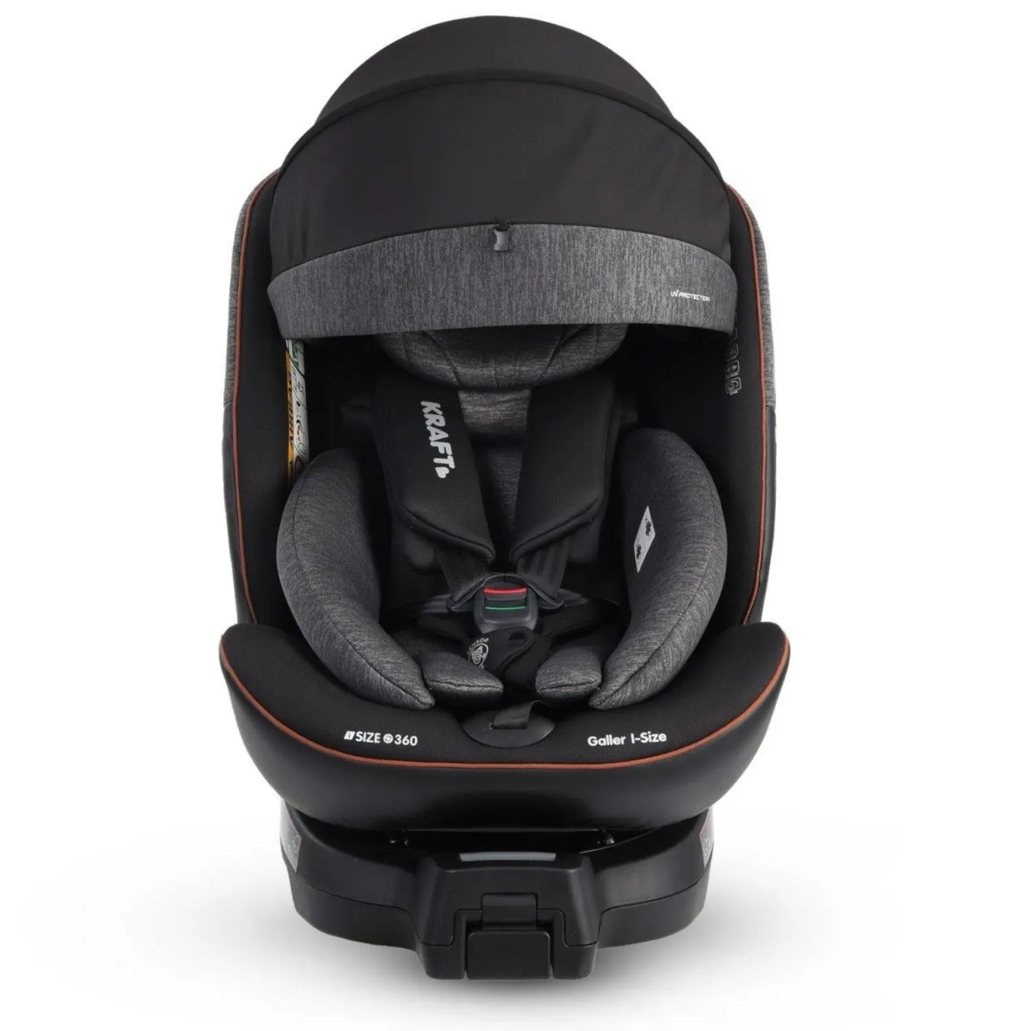 Kraft Galler I-Size Oto Koltuğu 0-36 Kg Koyu Gri