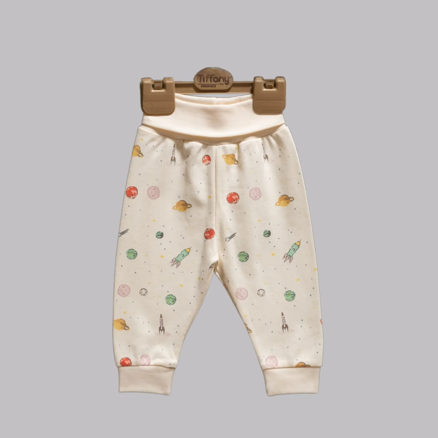 Tiffany Organik Pantolon Patiksiz Space Theme