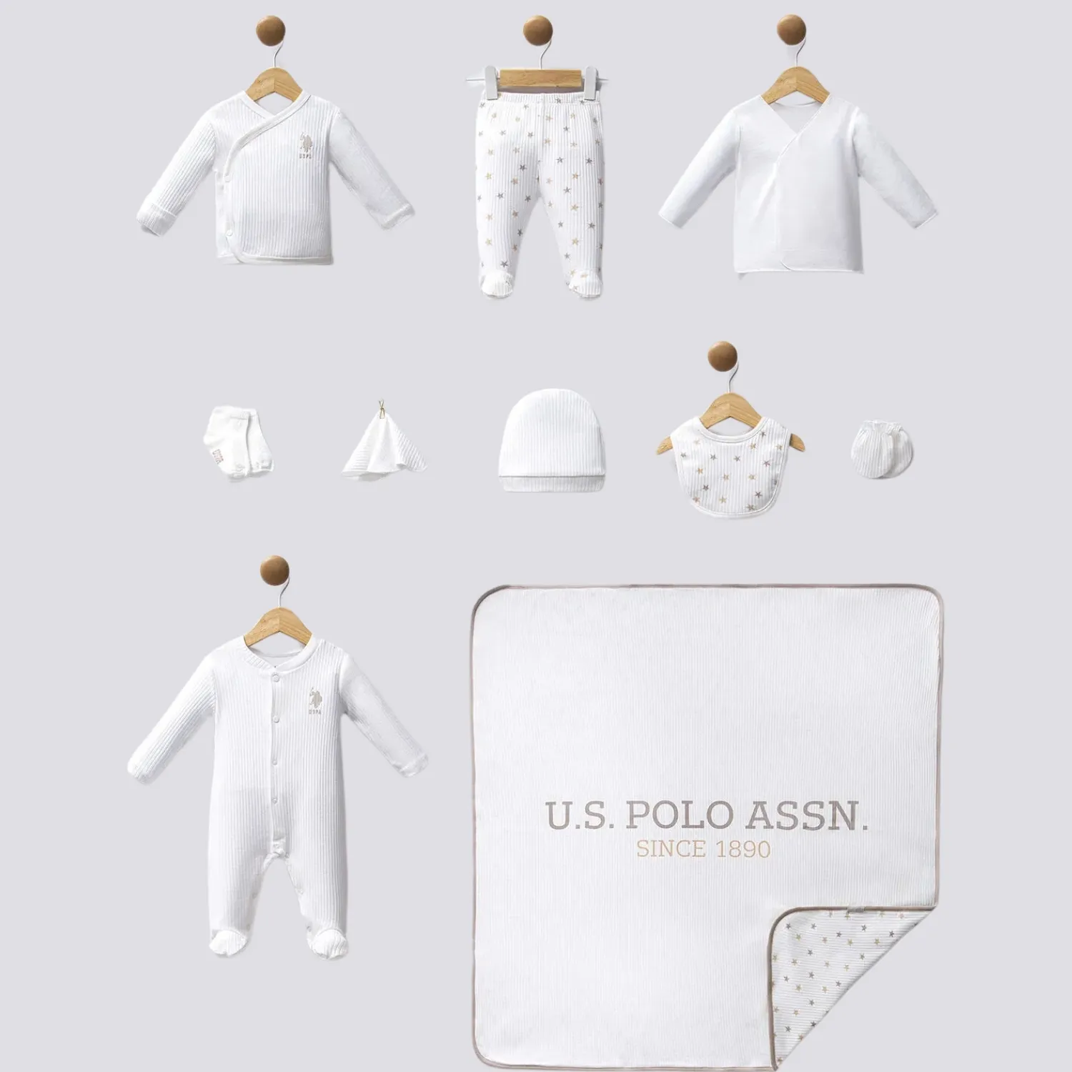 U.S. Polo Hastane Çıkışı 10lu Beyaz