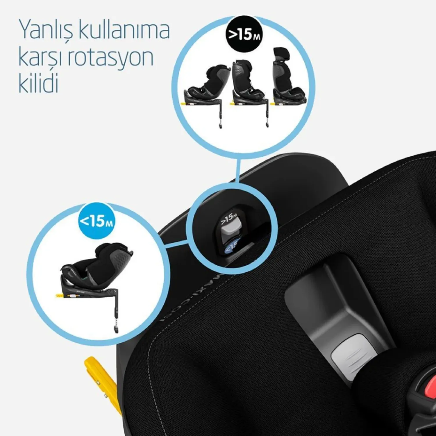 Maxi Cosi Emerald 360 Pro Slidetech Oto Koltuğu 0-36 Kg Authentic Black