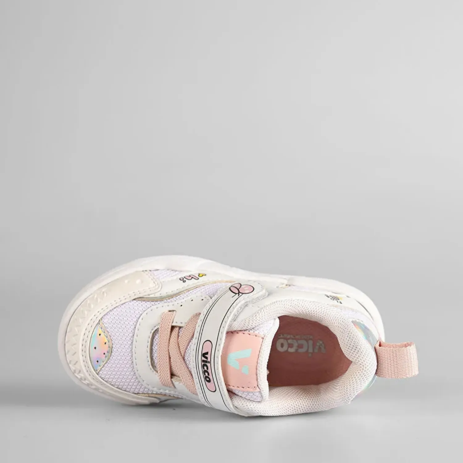 Vicco Ayakkabı Spor Beyaz - Pudra