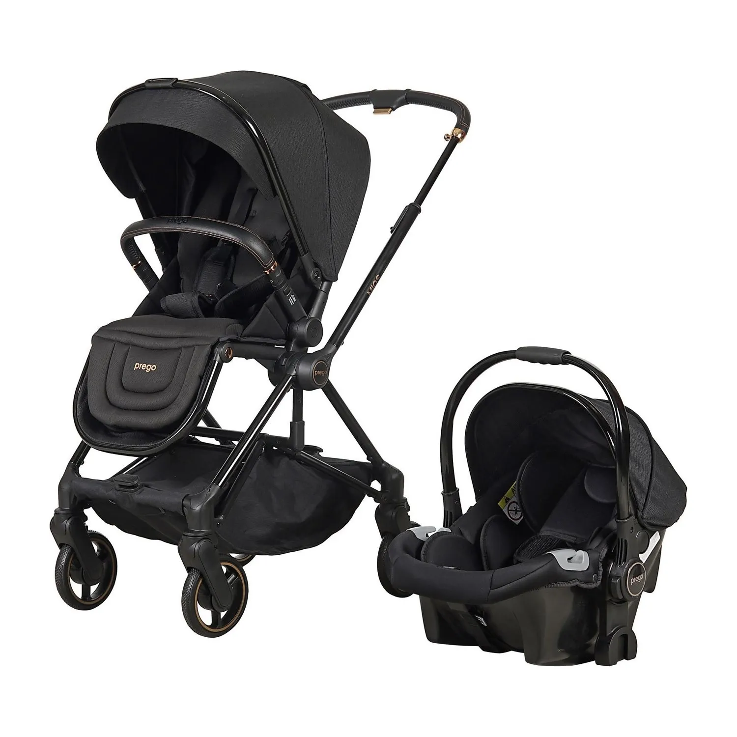Prego 2099 Mios Premium Travel Sistem Bebek Arabası Siyah