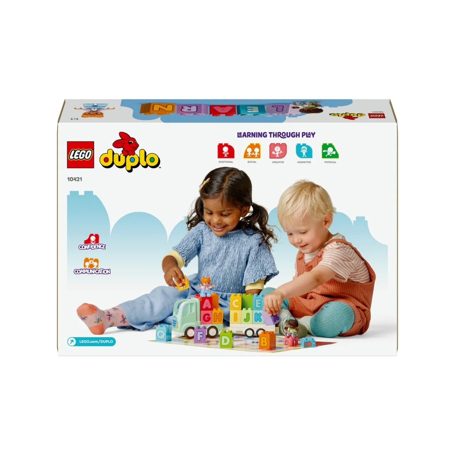LEGO® DUPLO® Kasabası Alfabe Kamyonu Oyuncağı 10421