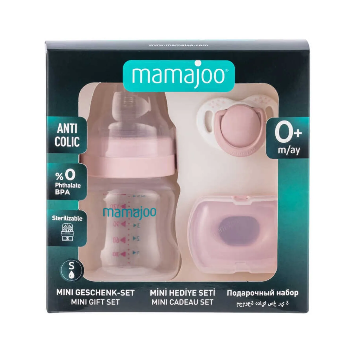 Mamajoo Mini Hediye Seti 150 ml Pembe