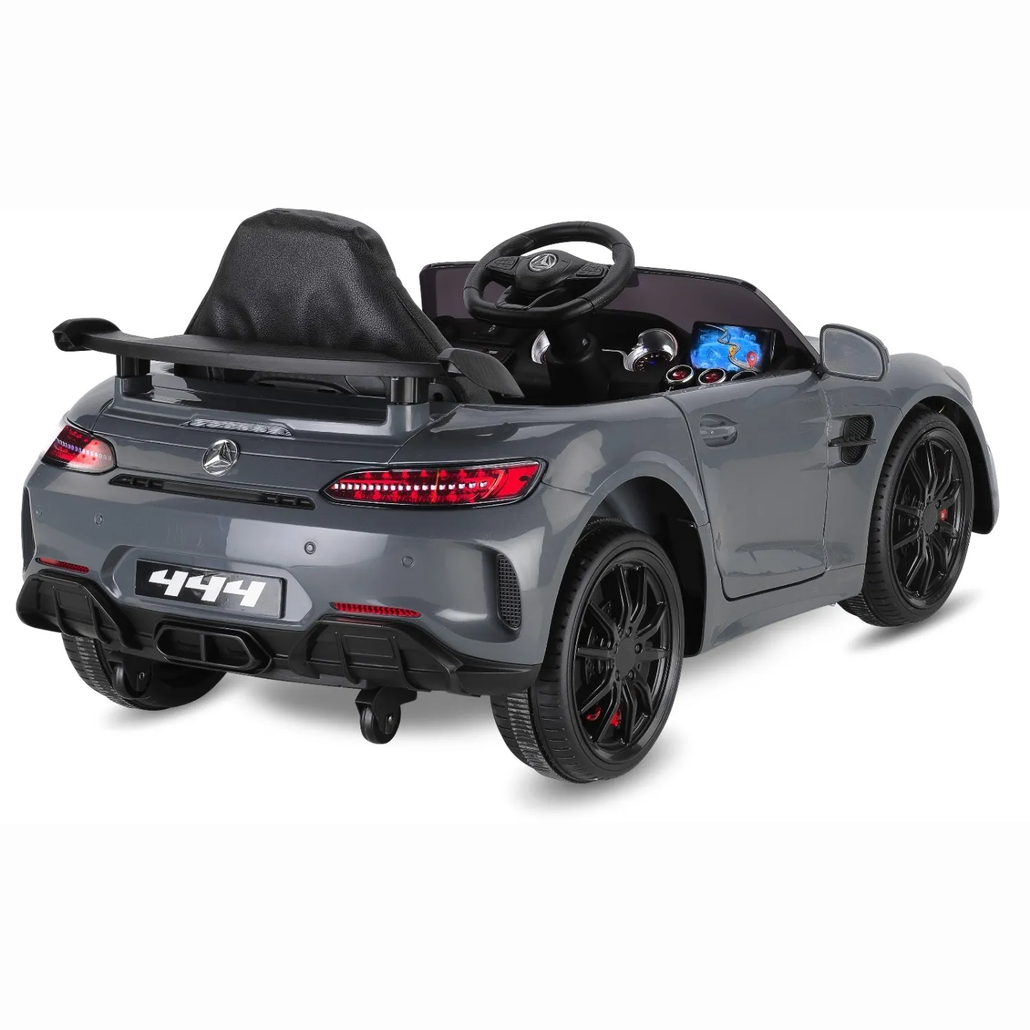 Babyhope 444 GTR Sport Akülü Araba Koyu Gri 12V