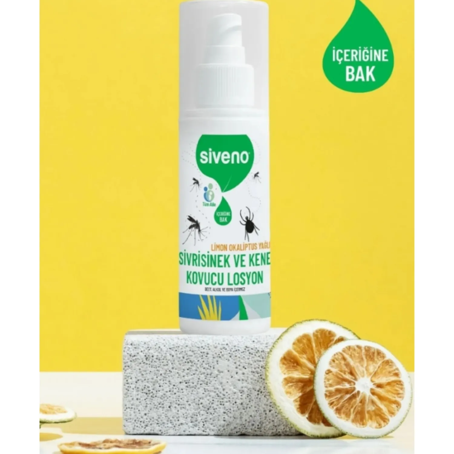 Siveno Sivrisinek ve Kene Kovucu Sprey Krem 50 ml