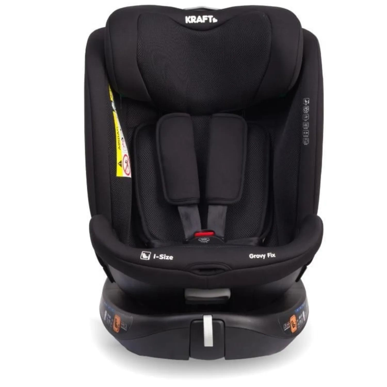 Kraft Grovy I-Size Oto Koltuğu 0-36 Kg Black
