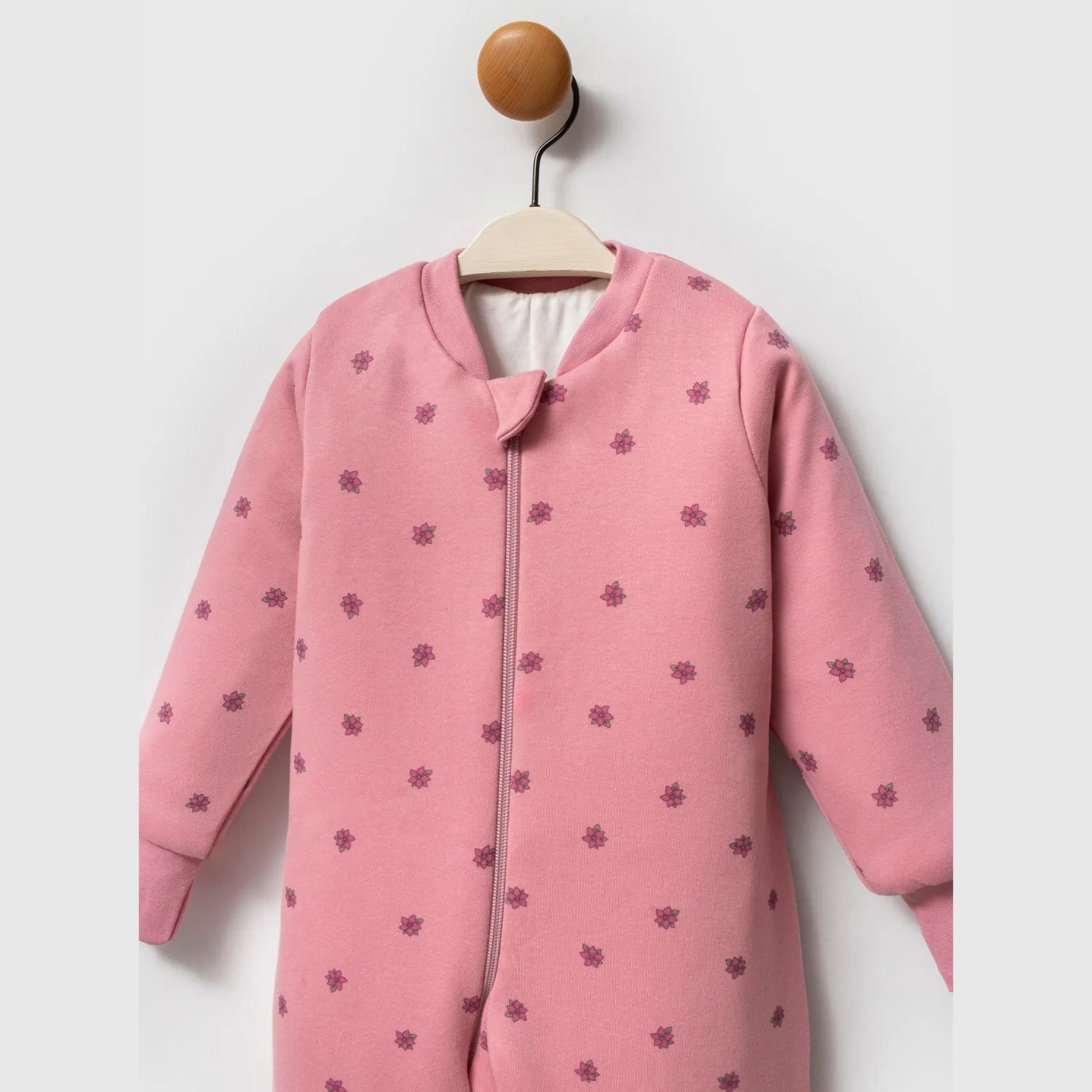 Ella Bonna Uyku Tulumu Çoraplı 2,5 Tog Mürdüm Flowers