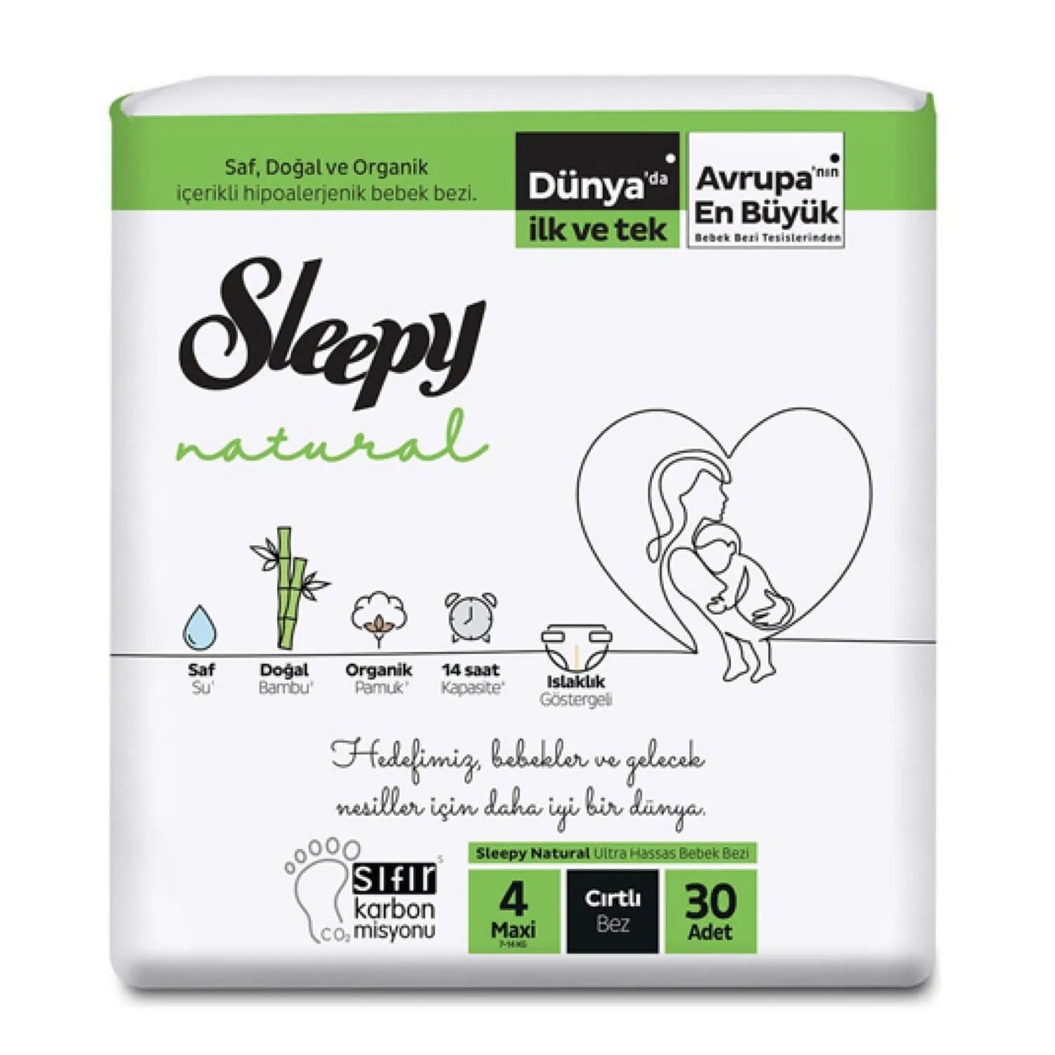 Sleepy Bebek Bezi 4 Beden Maxi 7-14 Kg 30lu