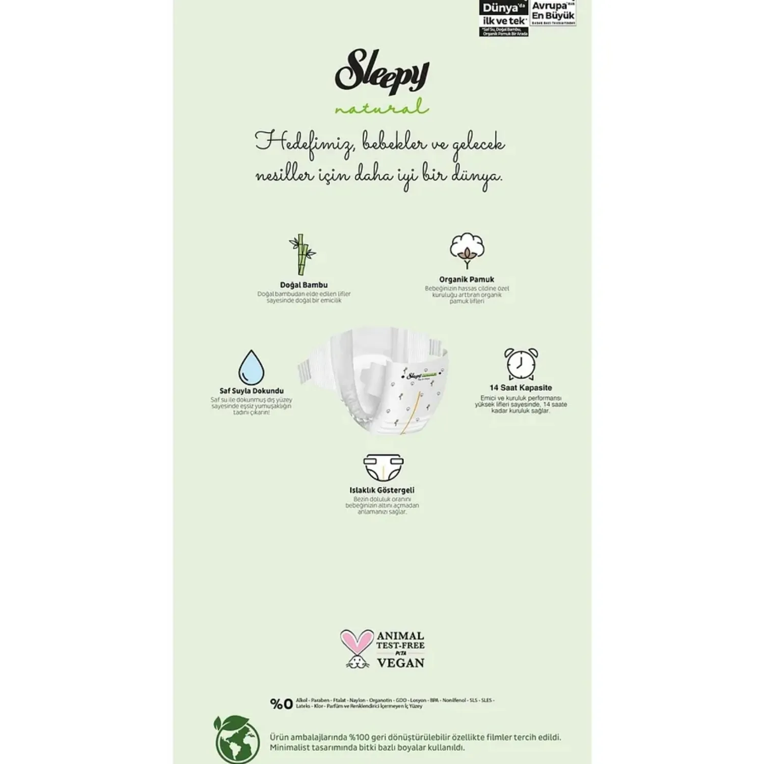 Sleepy Bebek Bezi Natural Ultra Maxi 4 Numara 100lü