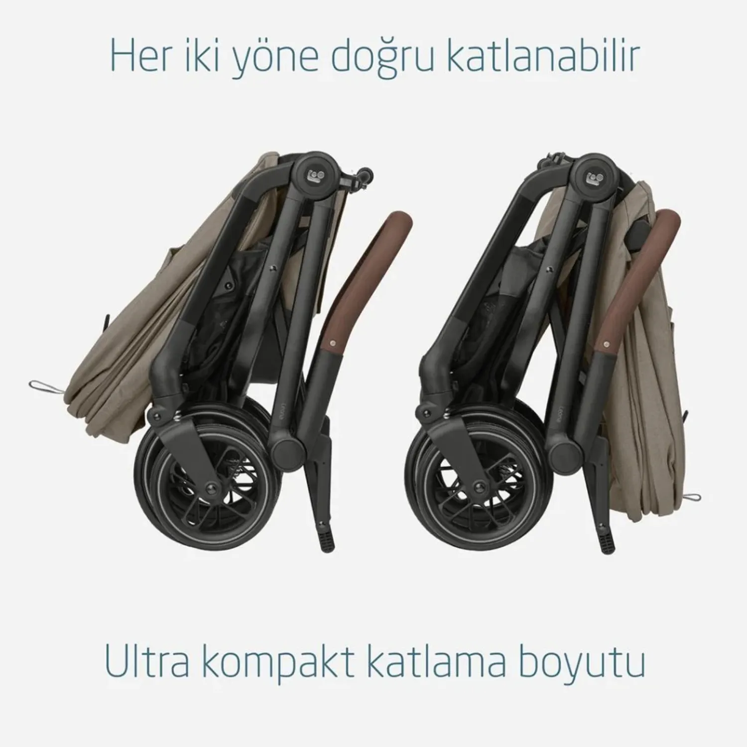 Maxi Cosi Leona2 Çift Yönlü Bebek Arabası Twillic Truffle