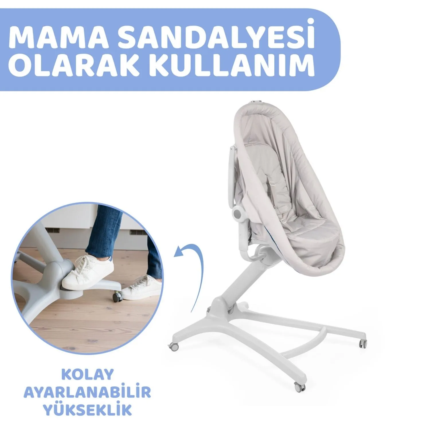 Chicco Baby Hug 4 in 1 Ana Kucağı Glacial