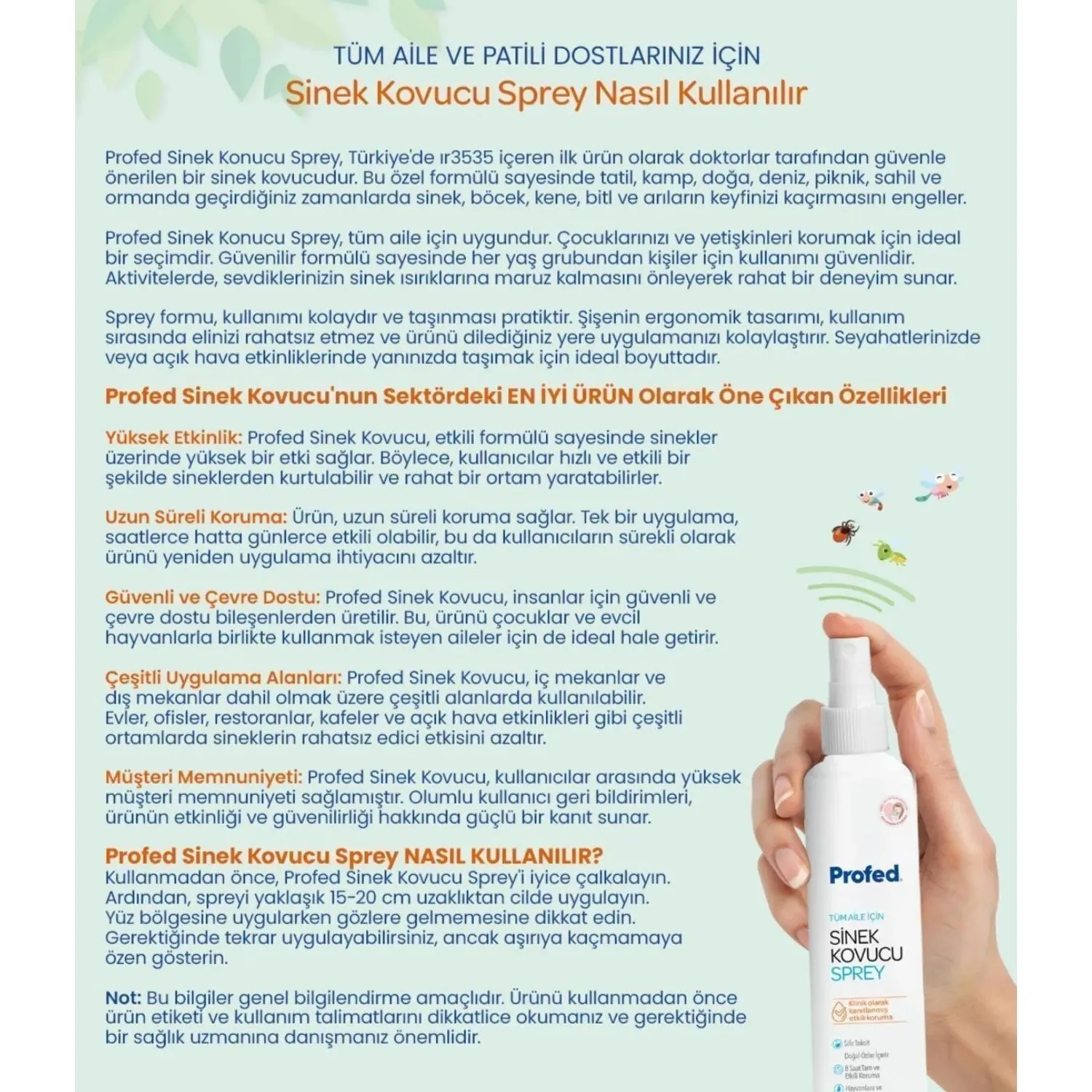 Profed Sinek Kovucu Sprey 75 ml