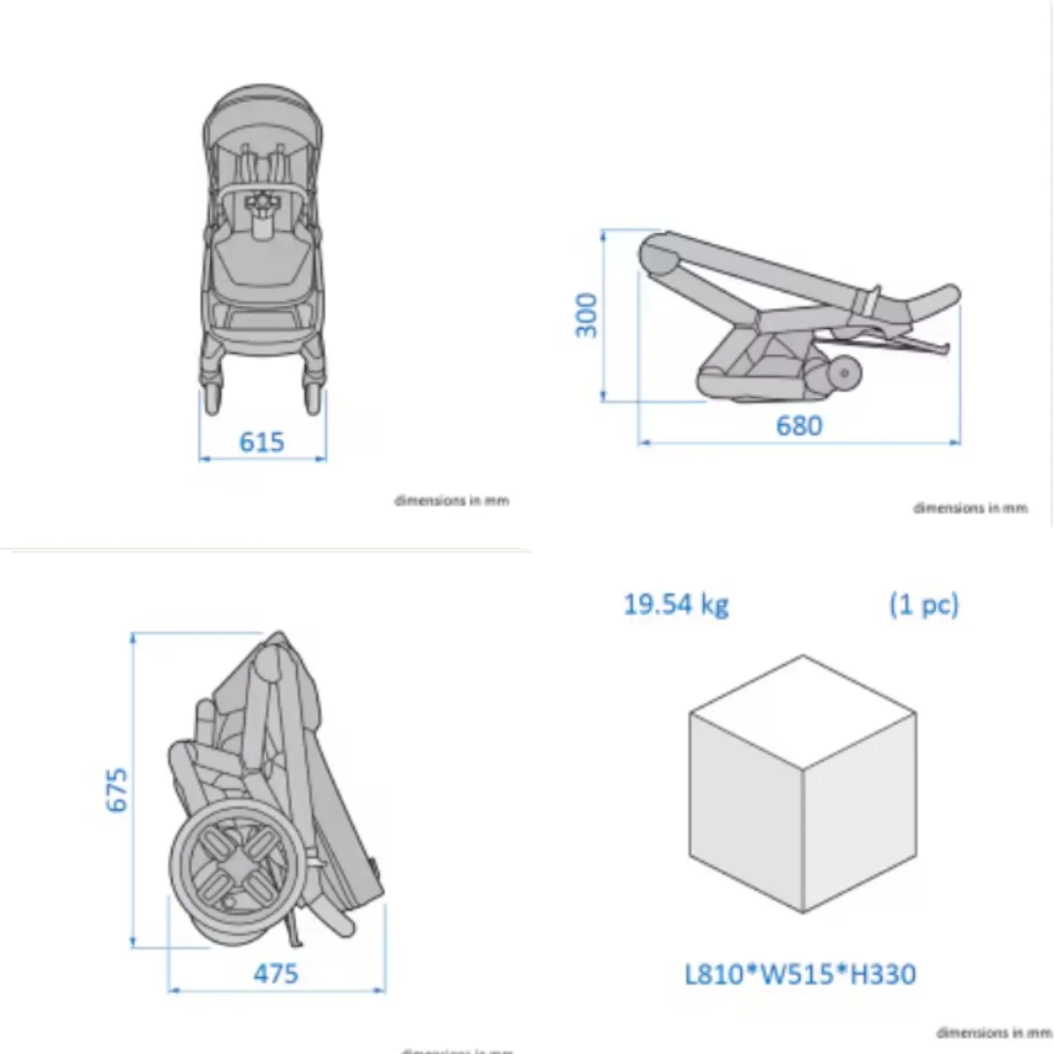 Maxi-Cosi Fame Bebek Arabası Twillic Graphite 