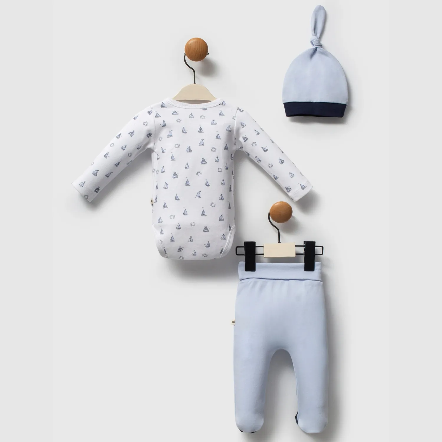 Moi Noi Zıbın Takımı 2li Captain Mavi Moi Noi Zıbın Takımı 2li Captain Mavi