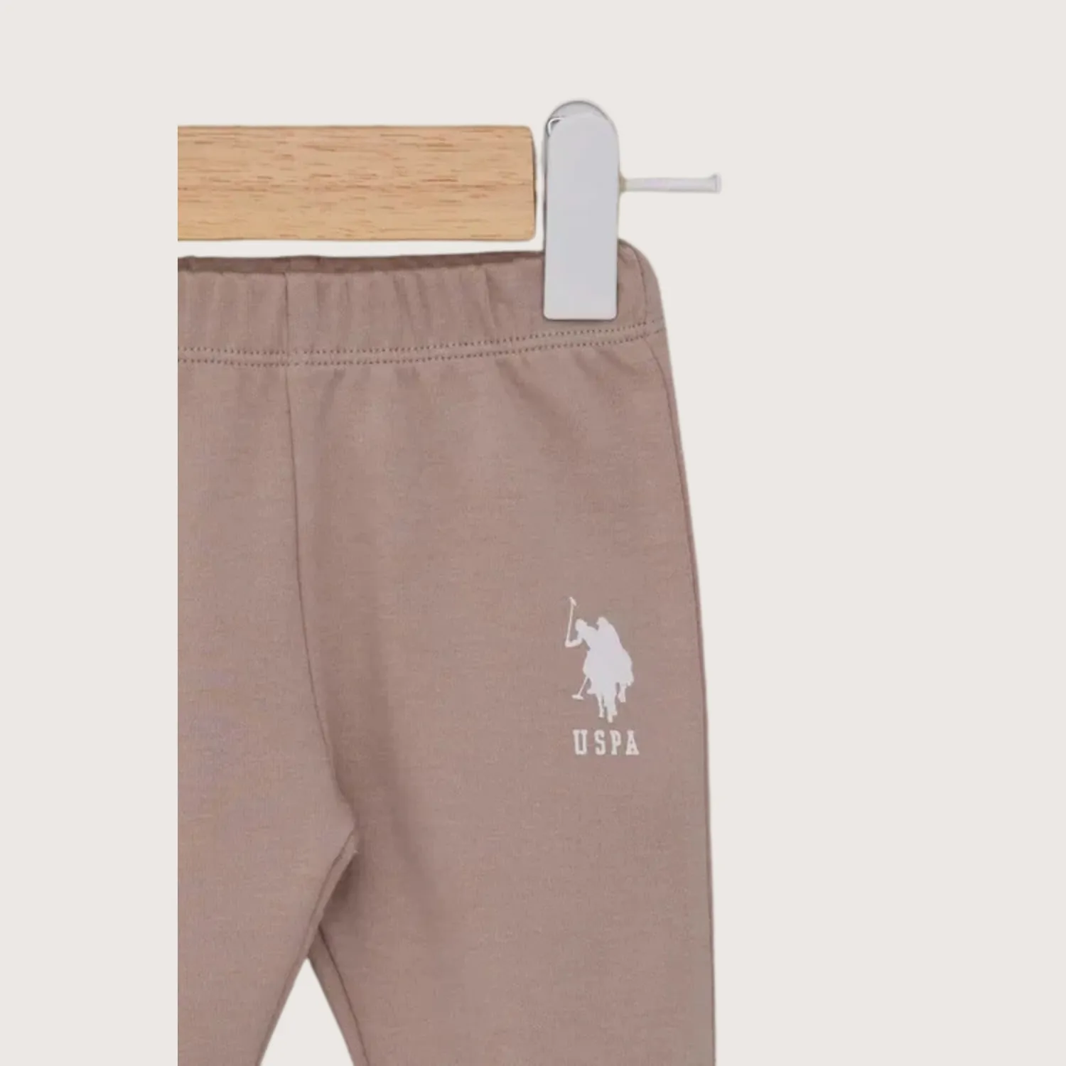 U.S. Polo 3lü Takım Patikli Krem